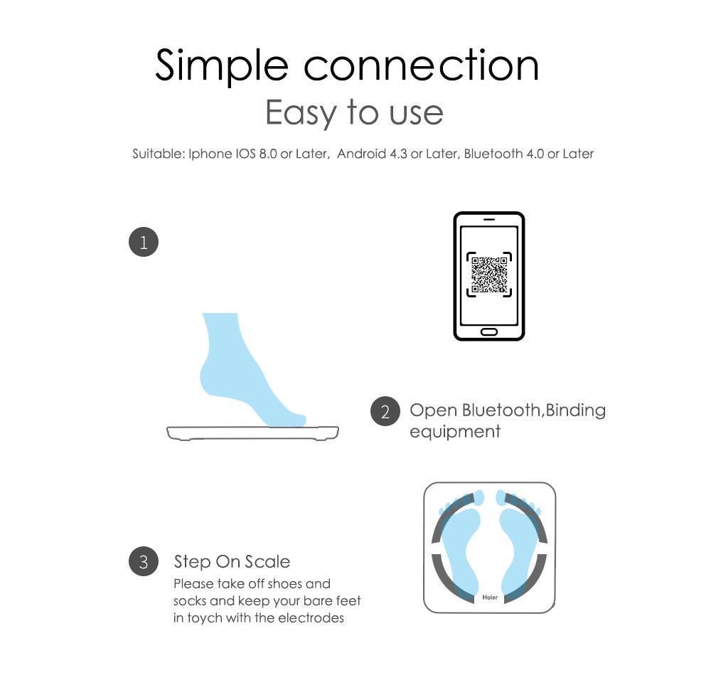 Accurate Wireless Digital Scale with Body Fat Tracker