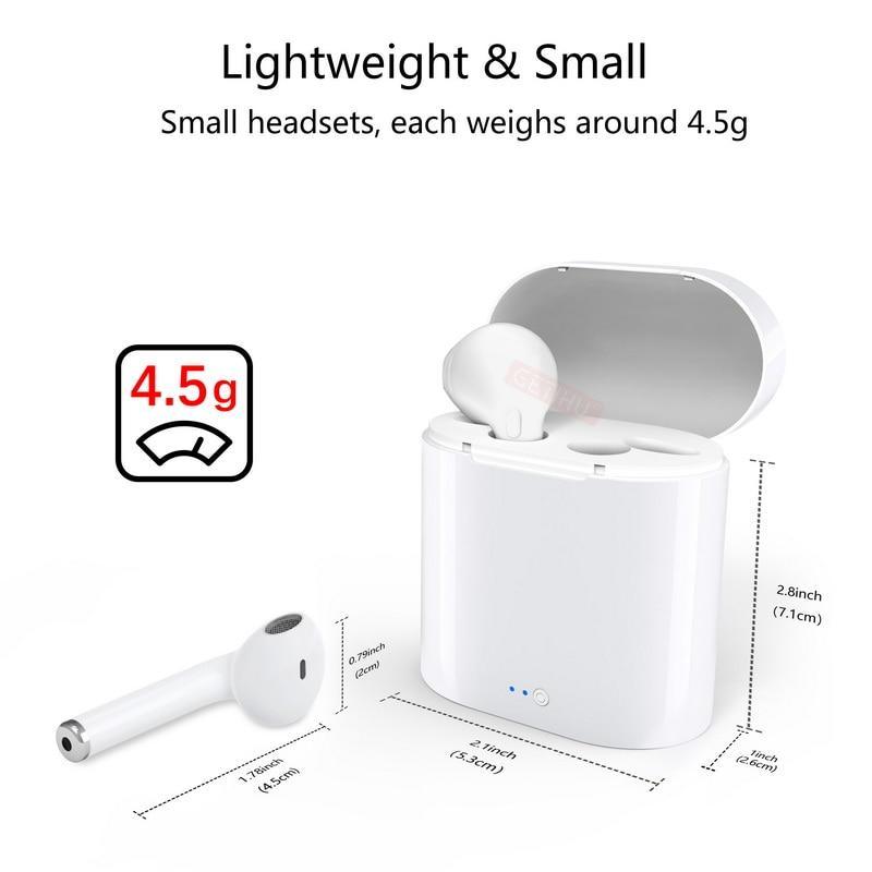 Cordless Bluetooth In-Ear Headphones with Microphone