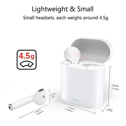 Cordless Bluetooth In-Ear Headphones with Microphone