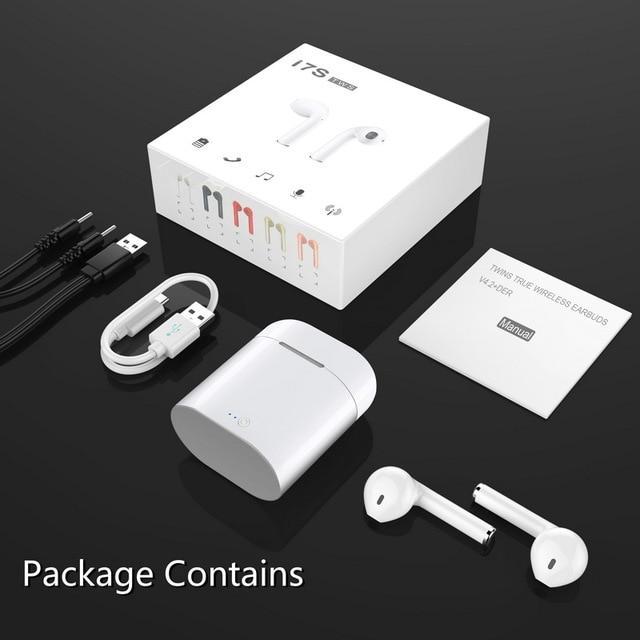 Cordless Bluetooth In-Ear Headphones with Microphone