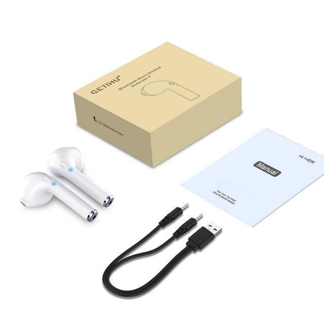 Cordless Bluetooth In-Ear Headphones with Microphone