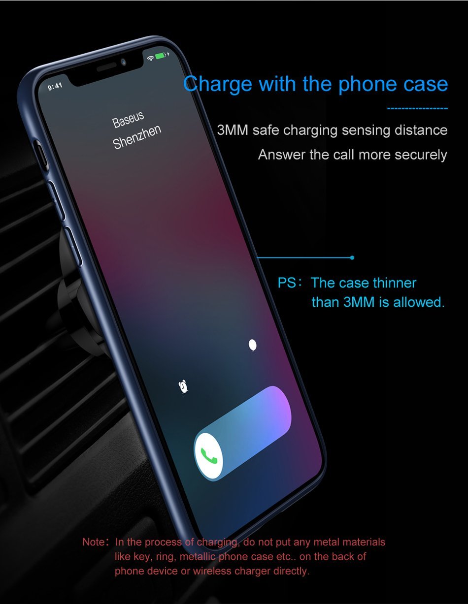 Compact Fast Wireless Charging Holder