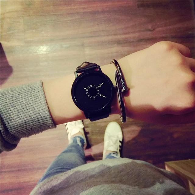 Elegant Real Leather Ladies Fashion Watch