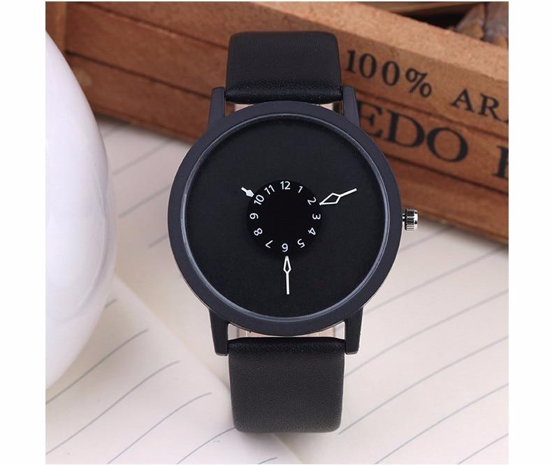 Elegant Real Leather Ladies Fashion Watch
