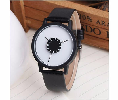 Elegant Real Leather Ladies Fashion Watch