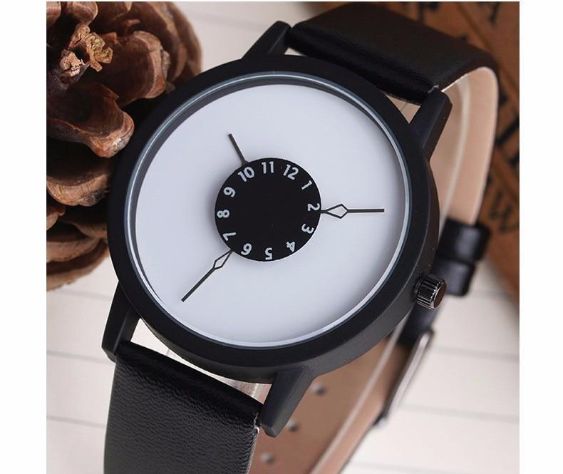 Elegant Real Leather Ladies Fashion Watch