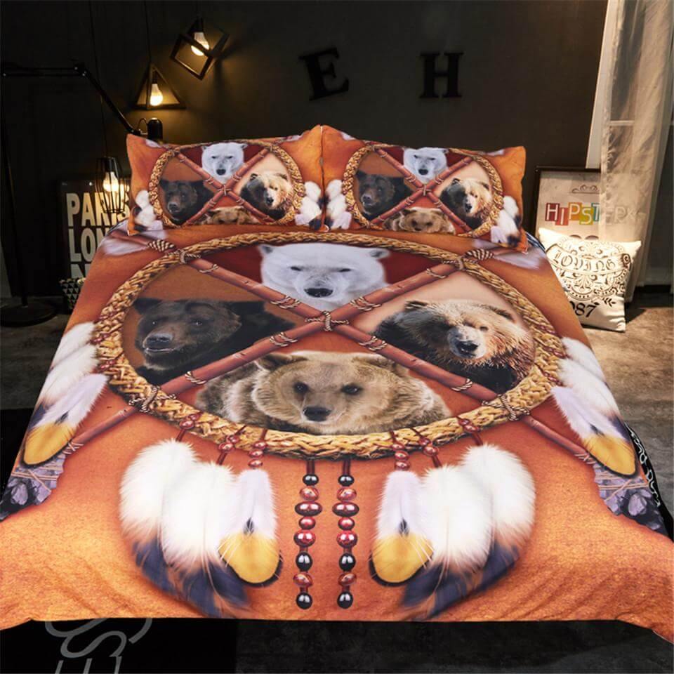 Vibrant Wild 3D Pattern Bedding Set - Luxicro