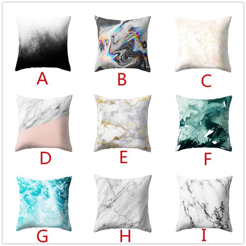 Elegant Stone Design Pillow Covers