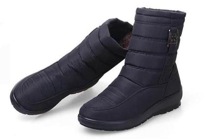 Warm Waterproof Women's Rain Boots