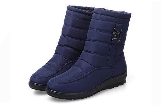 Warm Waterproof Women's Rain Boots