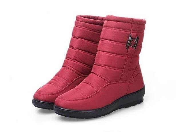 Warm Waterproof Women's Rain Boots