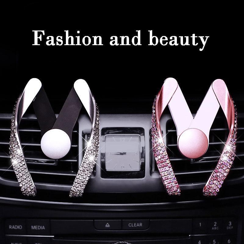 Glittering Crystal Car Phone Mount