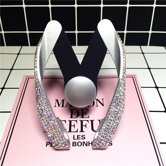 Glittering Crystal Car Phone Mount