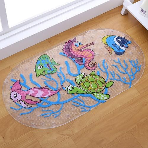 Safe Kids Anti-Slip Bath Mats With Grip Cups