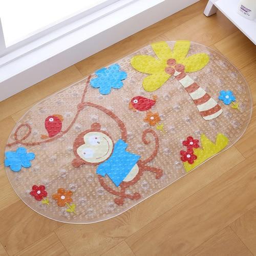 Safe Kids Anti-Slip Bath Mats With Grip Cups