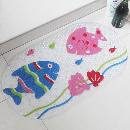 Safe Kids Anti-Slip Bath Mats With Grip Cups