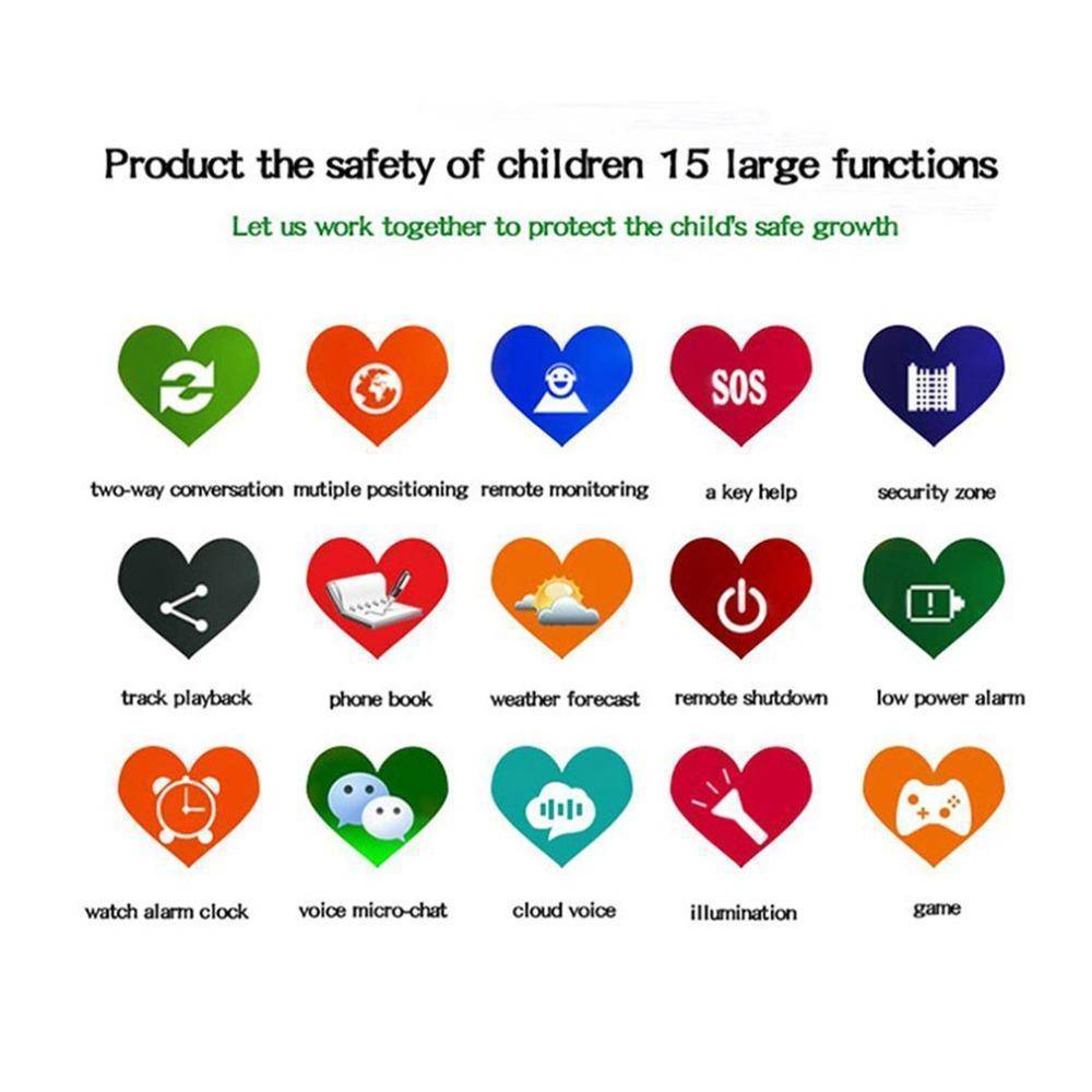 Children's Tracking Smart Watch With Video Cam