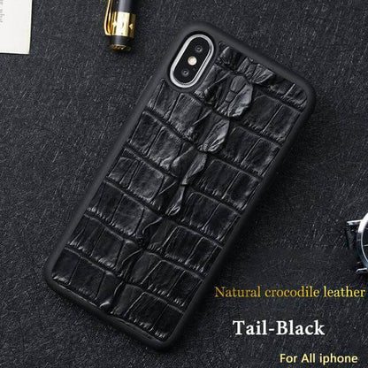 Real Leather Alligator Phone Case