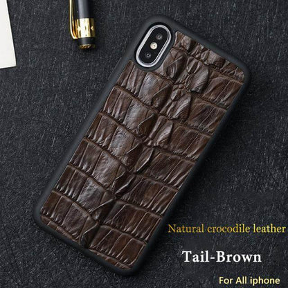 Authentic Luxury Alligator Phone Cover