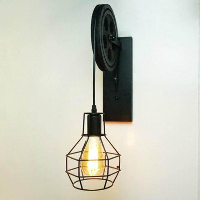 Rustic Metal Desk Table Lamp - Luxicro