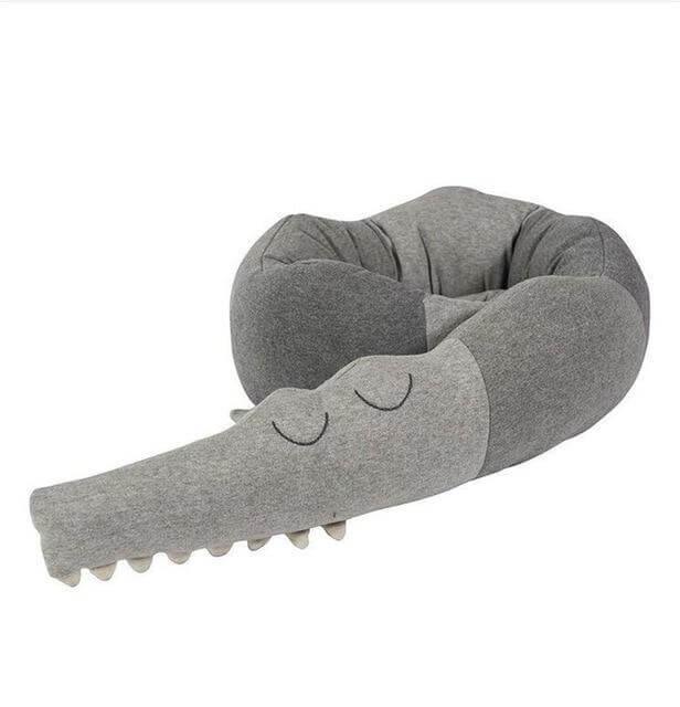 Cute Infant Pillow with Colorful Croc Pattern