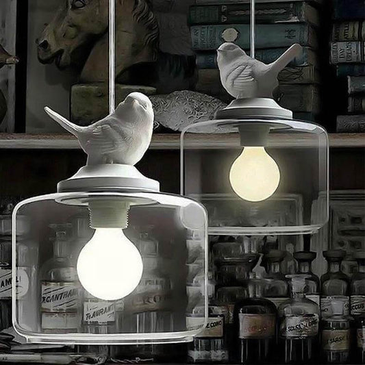 Beautiful Crystal Bird Hanging Lamp - Luxicro