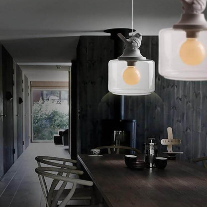 Beautiful Crystal Bird Hanging Lamp Fixture