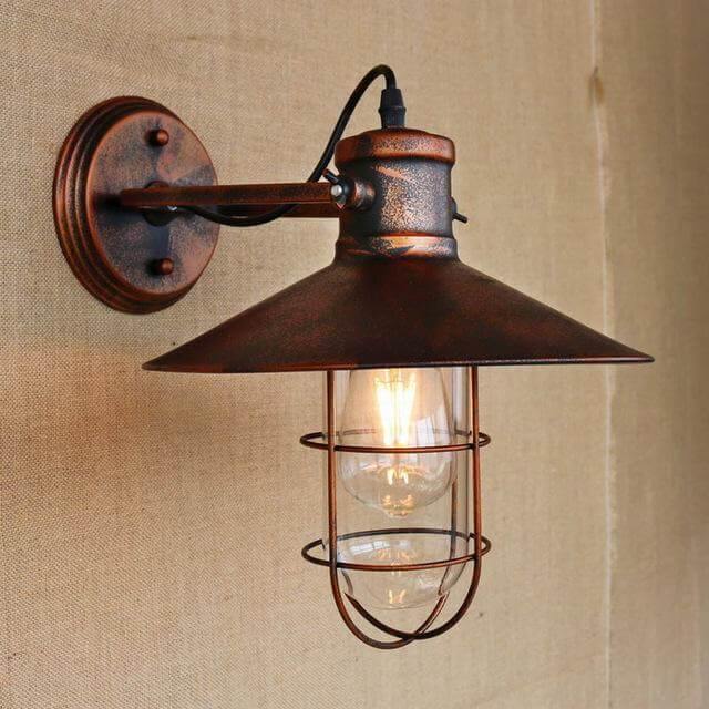 Edgy Metal Wall Light Lamp