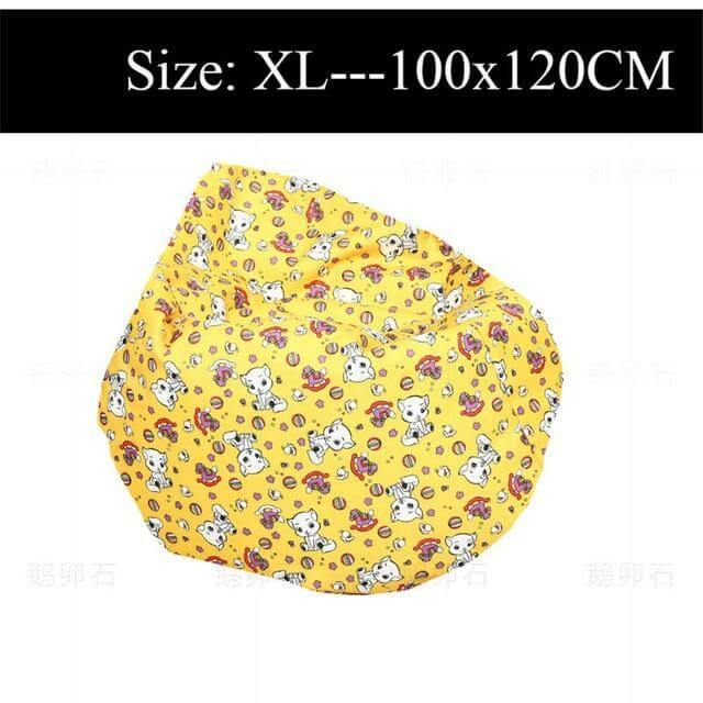 Vibrant Cotton Bean Bag Lounge Chairs