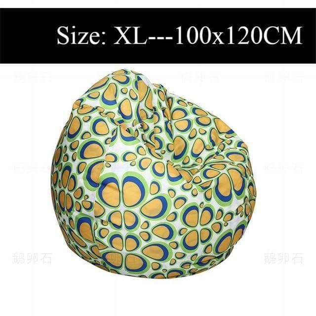 Vibrant Cotton Bean Bag Lounge Chairs