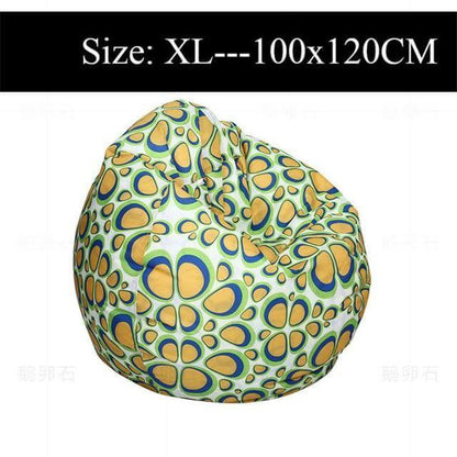 Vibrant Cotton Bean Bag Lounge Chairs
