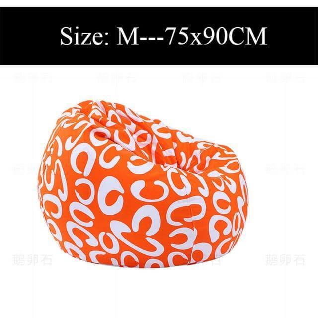 Vibrant Cotton Bean Bag Lounge Chairs