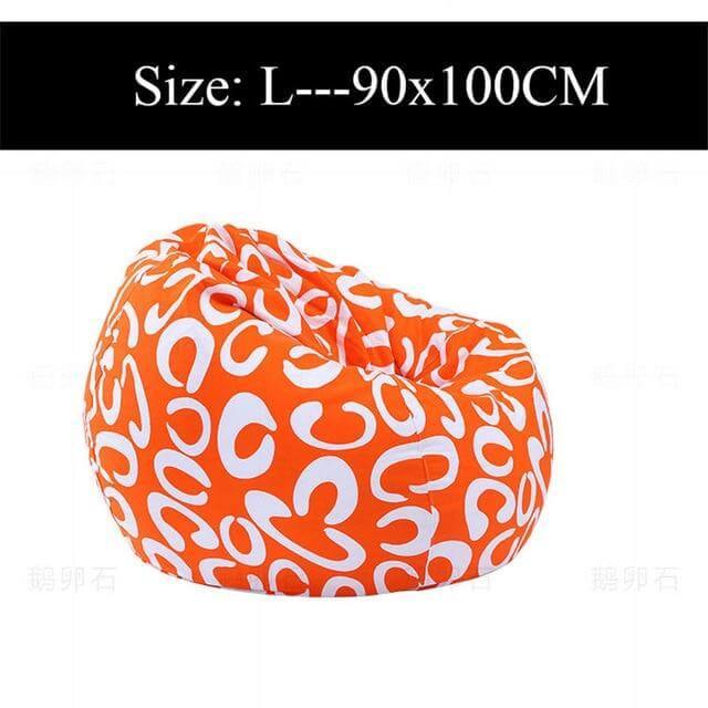 Vibrant Cotton Bean Bag Lounge Chairs