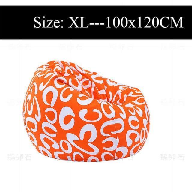 Vibrant Cotton Bean Bag Lounge Chairs