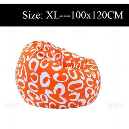 Vibrant Cotton Bean Bag Lounge Chairs