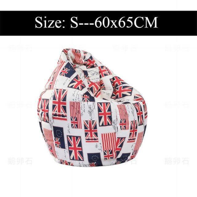 Vibrant Cotton Bean Bag Lounge Chairs