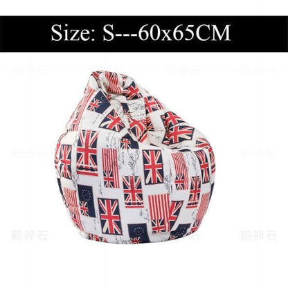 Vibrant Cotton Bean Bag Lounge Chairs