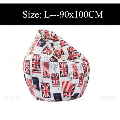 Vibrant Cotton Bean Bag Lounge Chairs