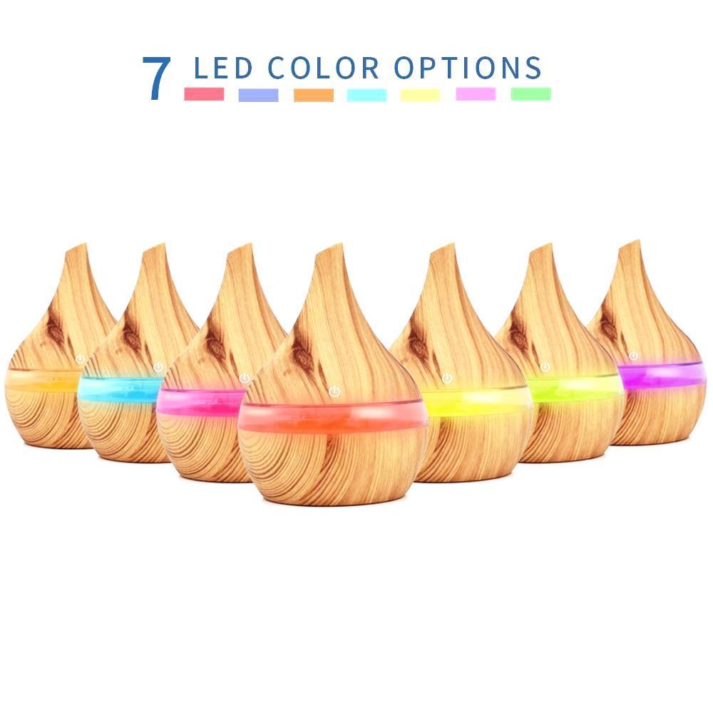 Aromatic Wooden Ultrasonic Cool Mist Diffuser
