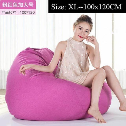 Big Comfortable Bean Bag Chair Footstool