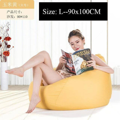 Big Comfortable Bean Bag Chair Footstool