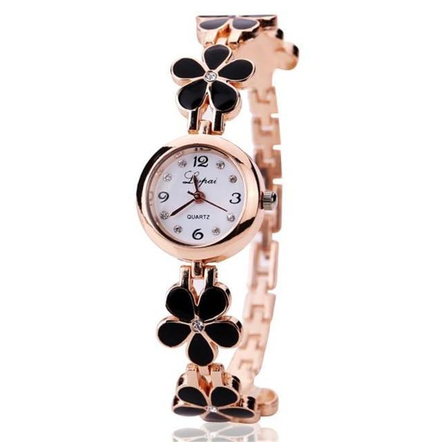 Stylish Flower Pattern Women's Designer Watch - Luxicro