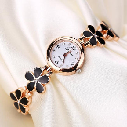 Beautiful Flower Pattern Women's Designer Watch