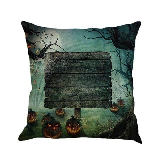 Haunted House Soft Throw Pillow Covers