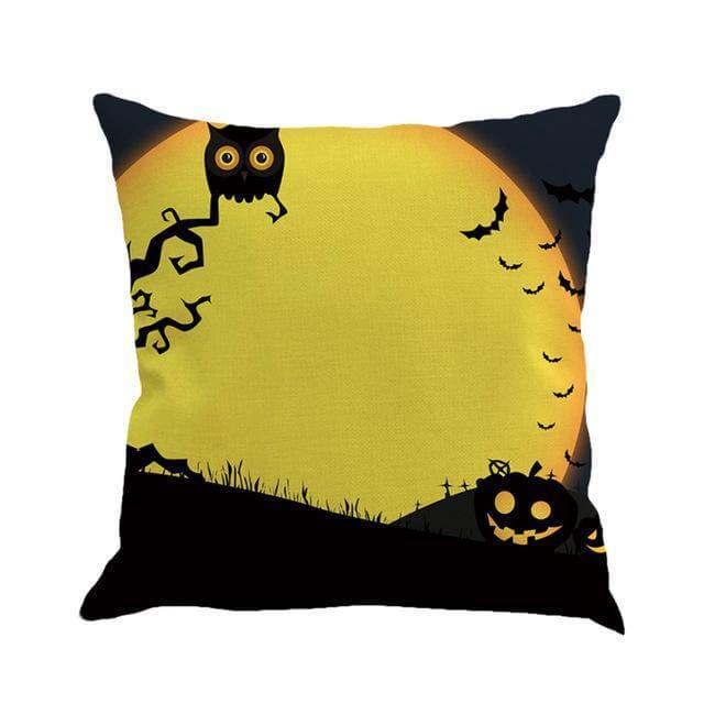 Haunted House Soft Throw Pillow Covers