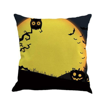 Haunted House Soft Throw Pillow Covers