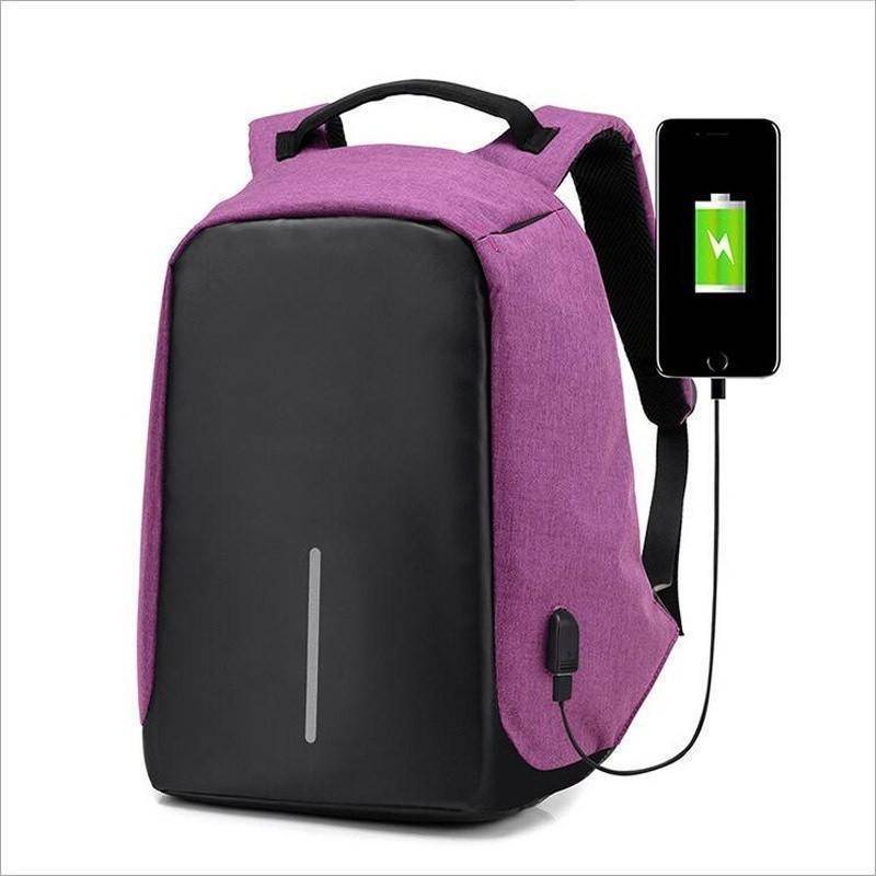 Practical Laptop Bag with USB Charger and Secure Pocket