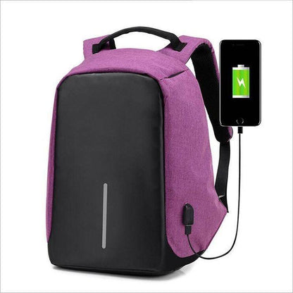 Practical Laptop Bag with USB Charger and Secure Pocket