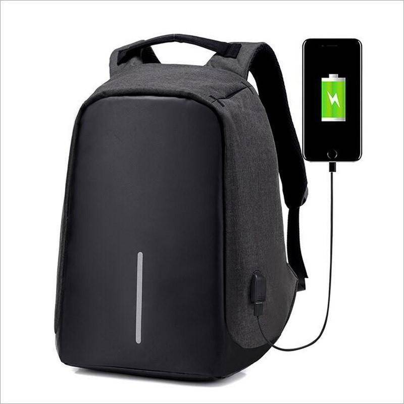 Practical Laptop Bag with USB Charger and Secure Pocket
