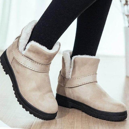 Elegant Women's Ankle Leather Boots